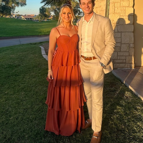 Azazie Auburn Formal Dress - Picture 2 of 7